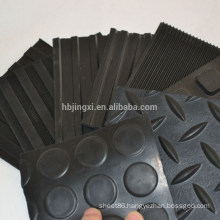 Anti-slip rubber sheet for floor mat